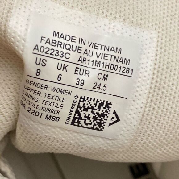 Converse Womens Mantra Orange All Star Chuck Taylor Lift Platform Sneaker Size 8 - Picture 8 of 8